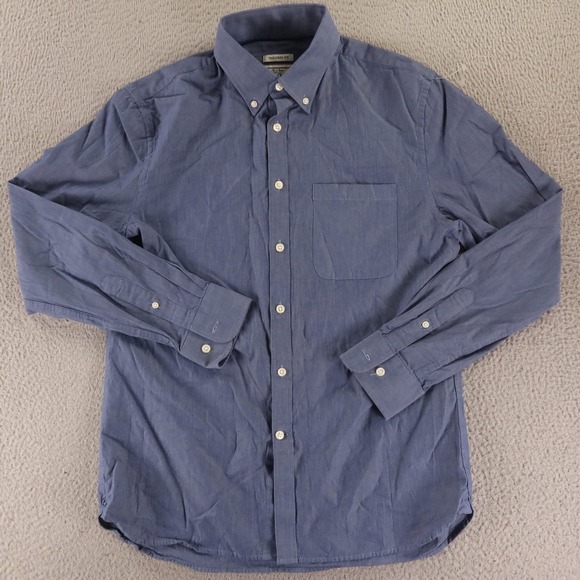 Jos. A. Bank Other - Jos A Bank Shirt Mens M Blue 100% Cotton Button Up Oxford OCBD